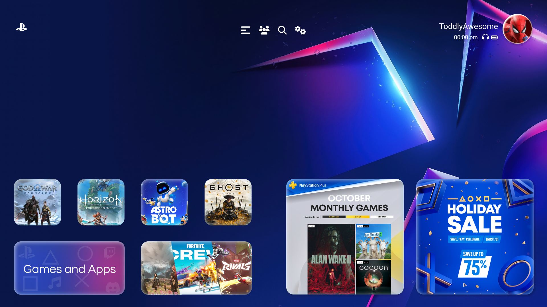 PS5 Home Prototype