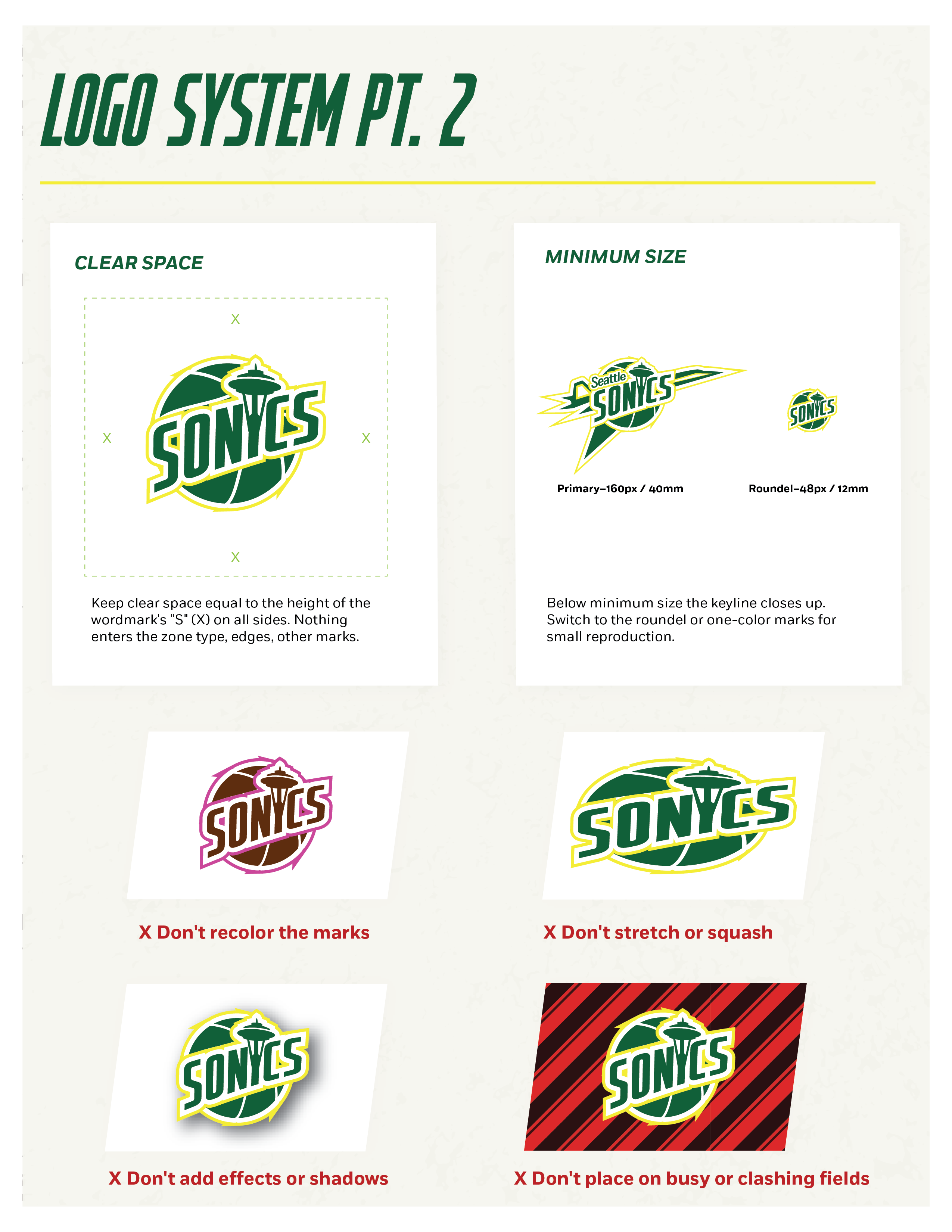 Sonics Team Colors