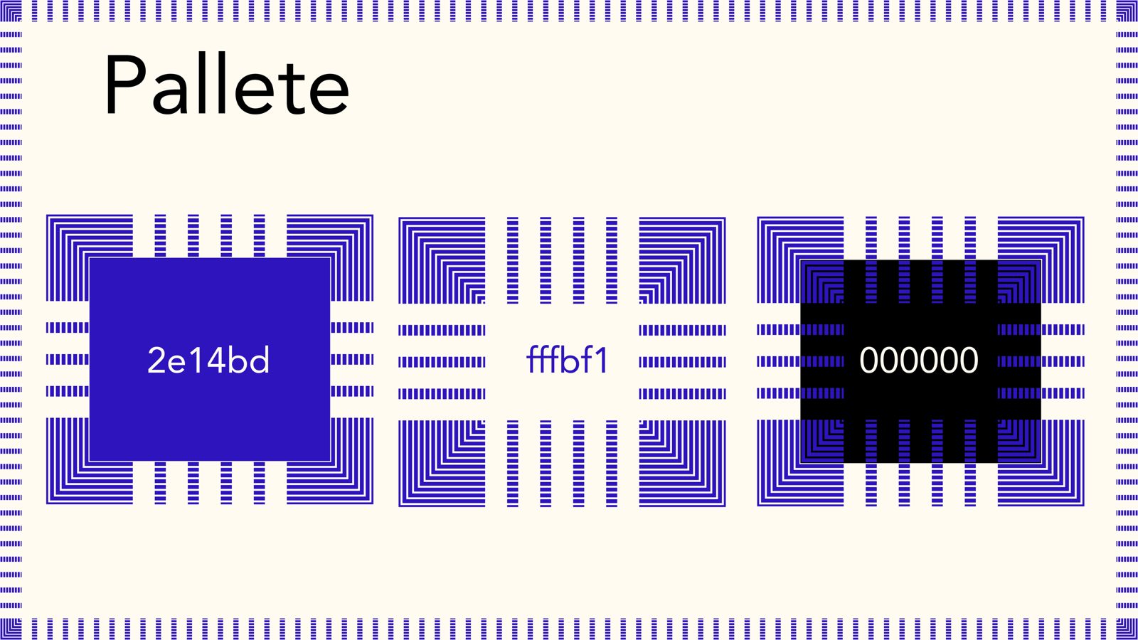 Brand palette board